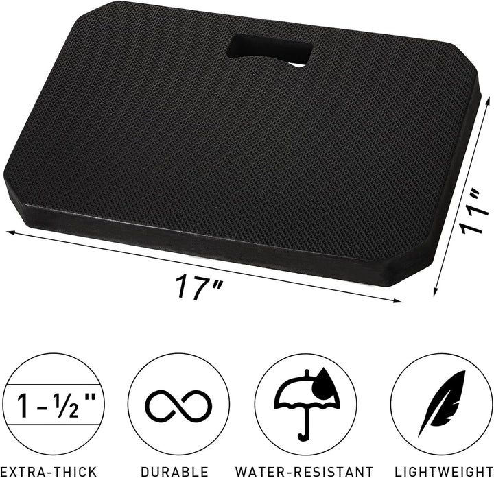 Hacaroa 3 Stück Dicke Knieschoner, Eva-Schaum Garten Knieschoner Komfortable Kniekissen Kissen für A
