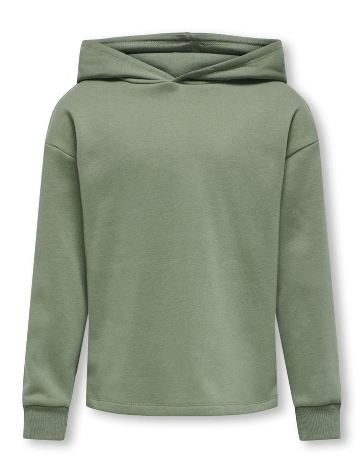 KIDS ONLY Mädchen Kogfave L/S Hood SWT Noos Kapuzenpullover 122-128 Hedge Green, 122-128 Hedge Green