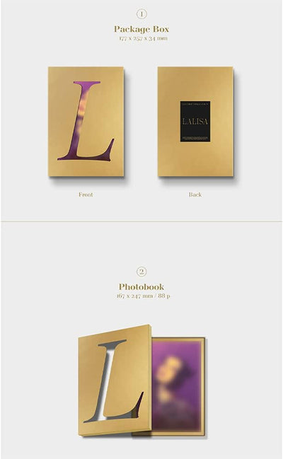 LALISA LISA First Single Album [Incl. Pre-Order Benefit] (GOLD VER.)