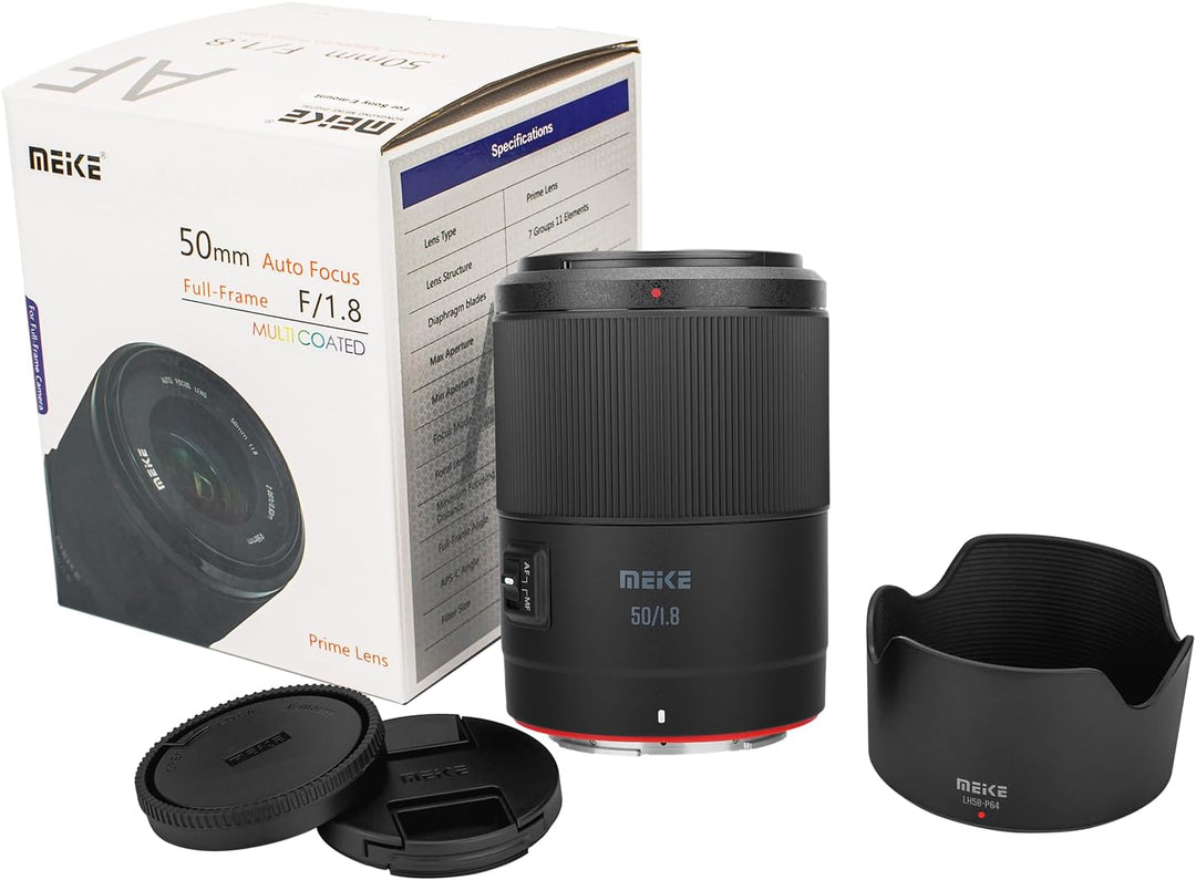 Meike 50mm F1.8 Autofokus STM Schrittmotor Vollformat-Objektiv Kompatibel mit Nikon Z-Mount-Kameras