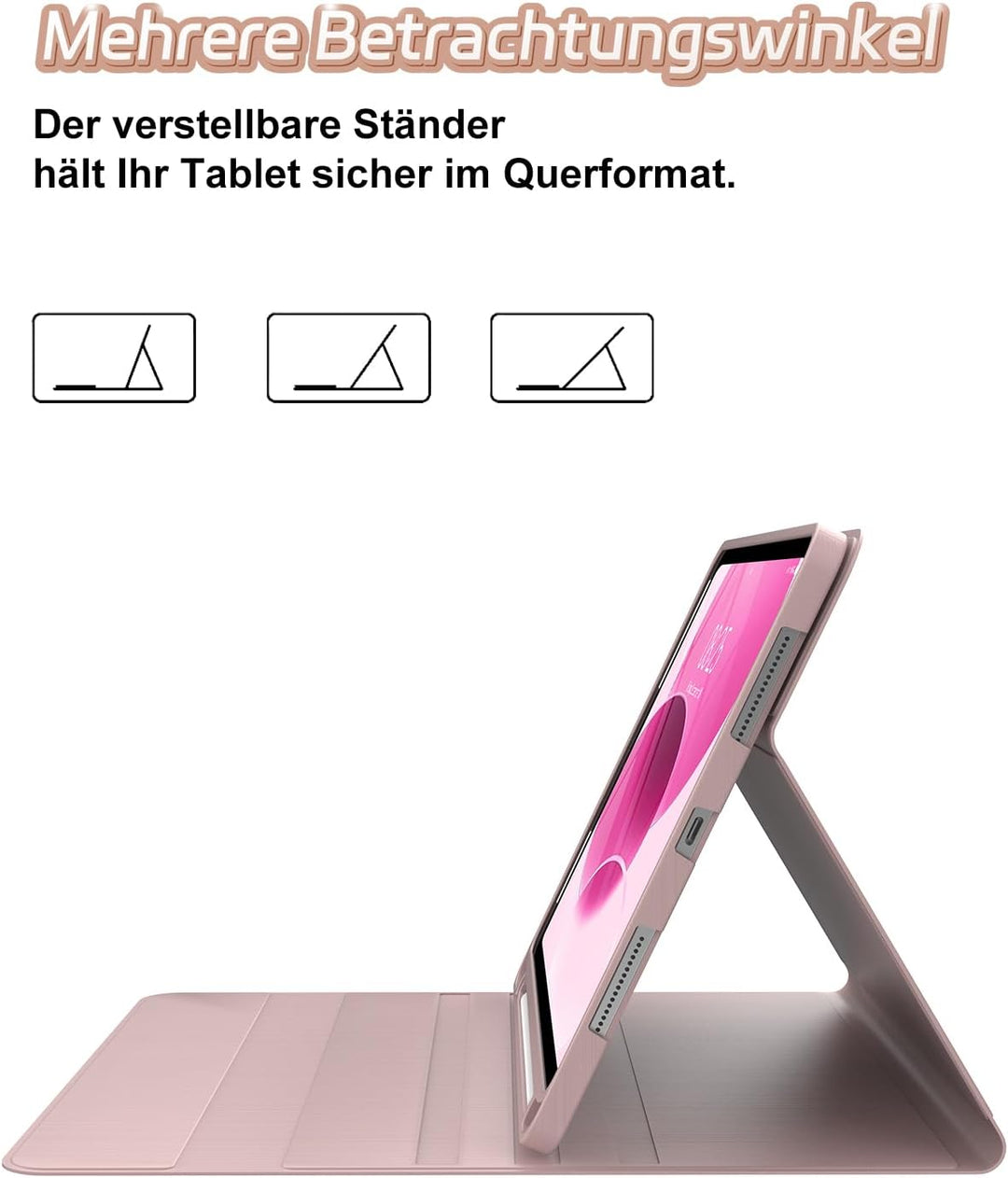 Tastatur Hülle für iPad 10 Generation/A16 11 Generation - 7-Farben Beleuchtung Keyboard Cover mit St