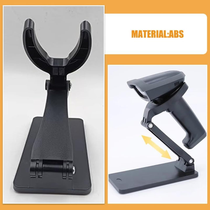 PRETYZOOM Universeller Faltbarer Barcode-Scanner-StäNder Mit Verstellbarem Winkel Stabiler Halter Fü