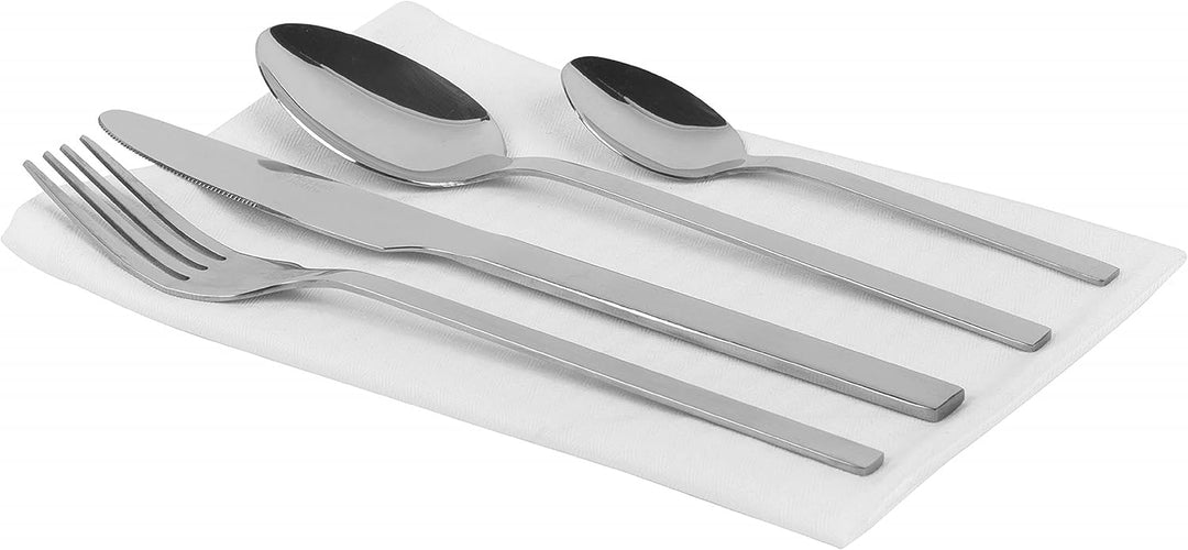 Russell Hobbs Besteckset 16-teilig, Edelstahl Besteck Set für 4 Personen, Vermont Besteckset Hochgla