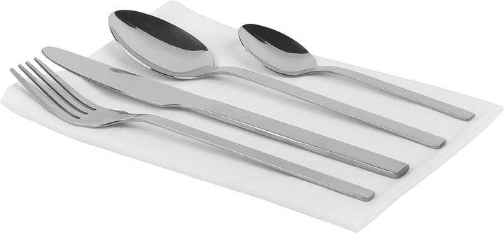 Russell Hobbs Besteckset 16-teilig, Edelstahl Besteck Set für 4 Personen, Vermont Besteckset Hochgla
