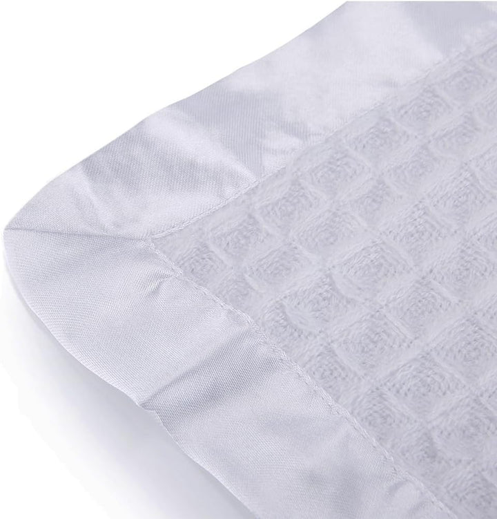 Booulfi Babydecke Weisse Taufe Kuscheldecke Kinderdecke, Neugeborenen Jungen Babydecke Mädchen Kreuz