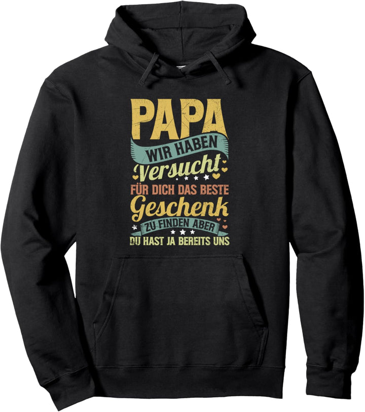 Vater Papa Lustiges Väter Spruch Motiv Pullover Hoodie