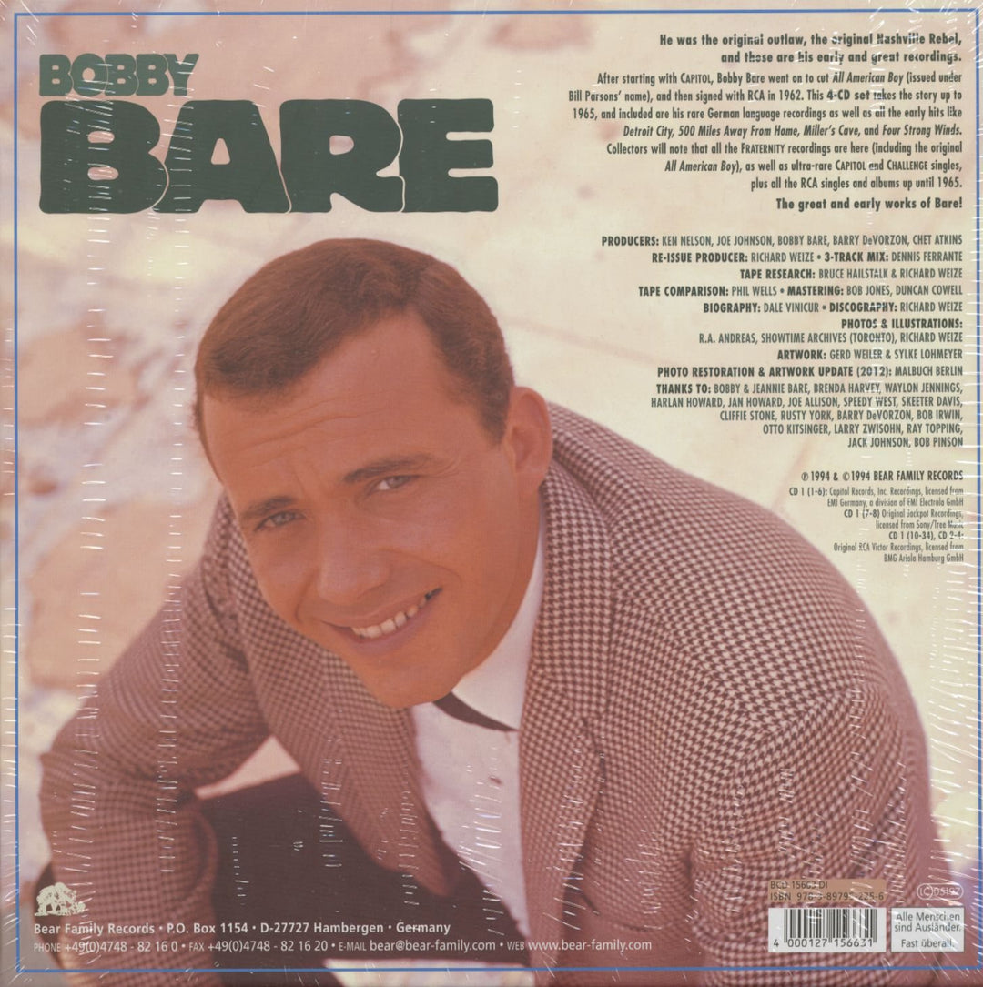 The All American Boy, Audio-CD