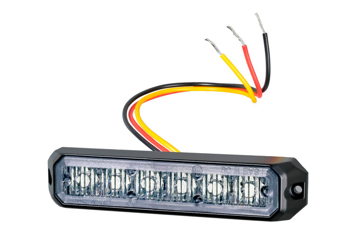 HELLA - LED-Blitz-Kennleuchte - BST - 12/24V - blau - Anbau/Schraubanschluss - Kabel: 150mm - Stecke