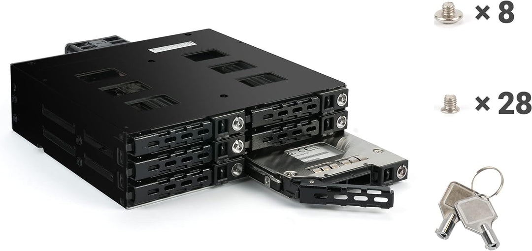 FANTEC MR-SA1262-12G/6G SAS 12G + SATA 6G Backplane für 6×2,5" HDD/SSD