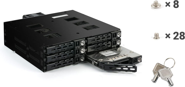 FANTEC MR-SA1262-12G/6G SAS 12G + SATA 6G Backplane für 6×2,5" HDD/SSD