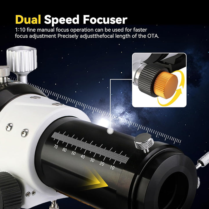 Svbony SV503 Astronomische Teleskope OTA, 80F7 Doppelt ED Professionelles Optische Tubusbaugruppen m