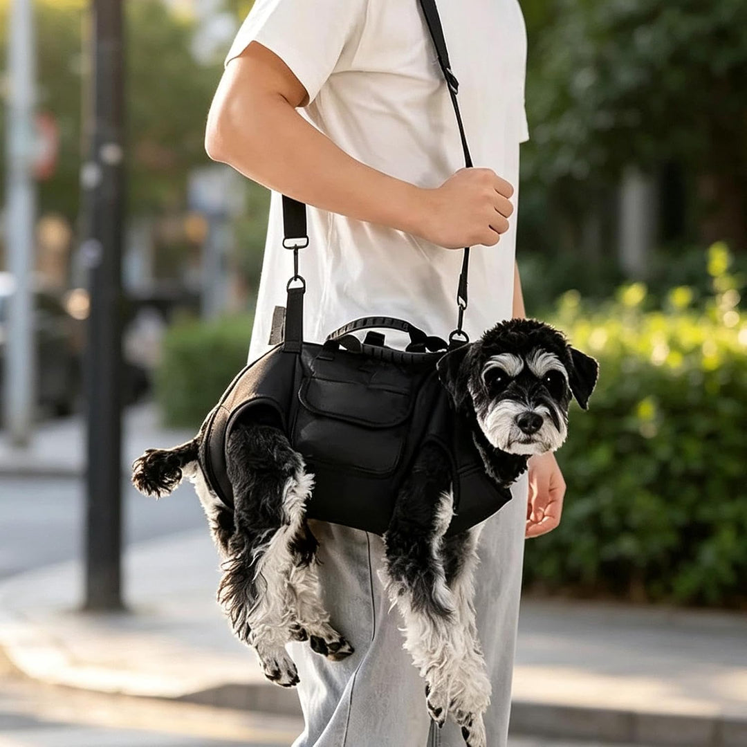 Der Hundetrage-Rucksack Verstellbarer Rucksack Inklusive 1,5 M Zugleine | Transporttasche Für Outdoo