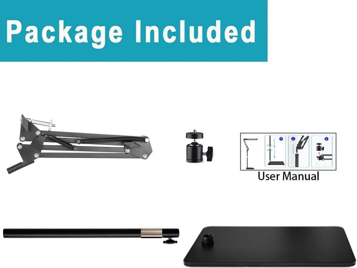 AYIZON Webcam Bodenständer, Metall Webcam Bodenhalter kompatibel mit Logitech C920 StreamCam C930 C9
