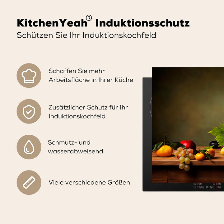 Herdabdeckplatte Einteilig Herdabdeckung Abdeckplatte für Ceranfeld Abdeckung Induktionskochfeld Auf