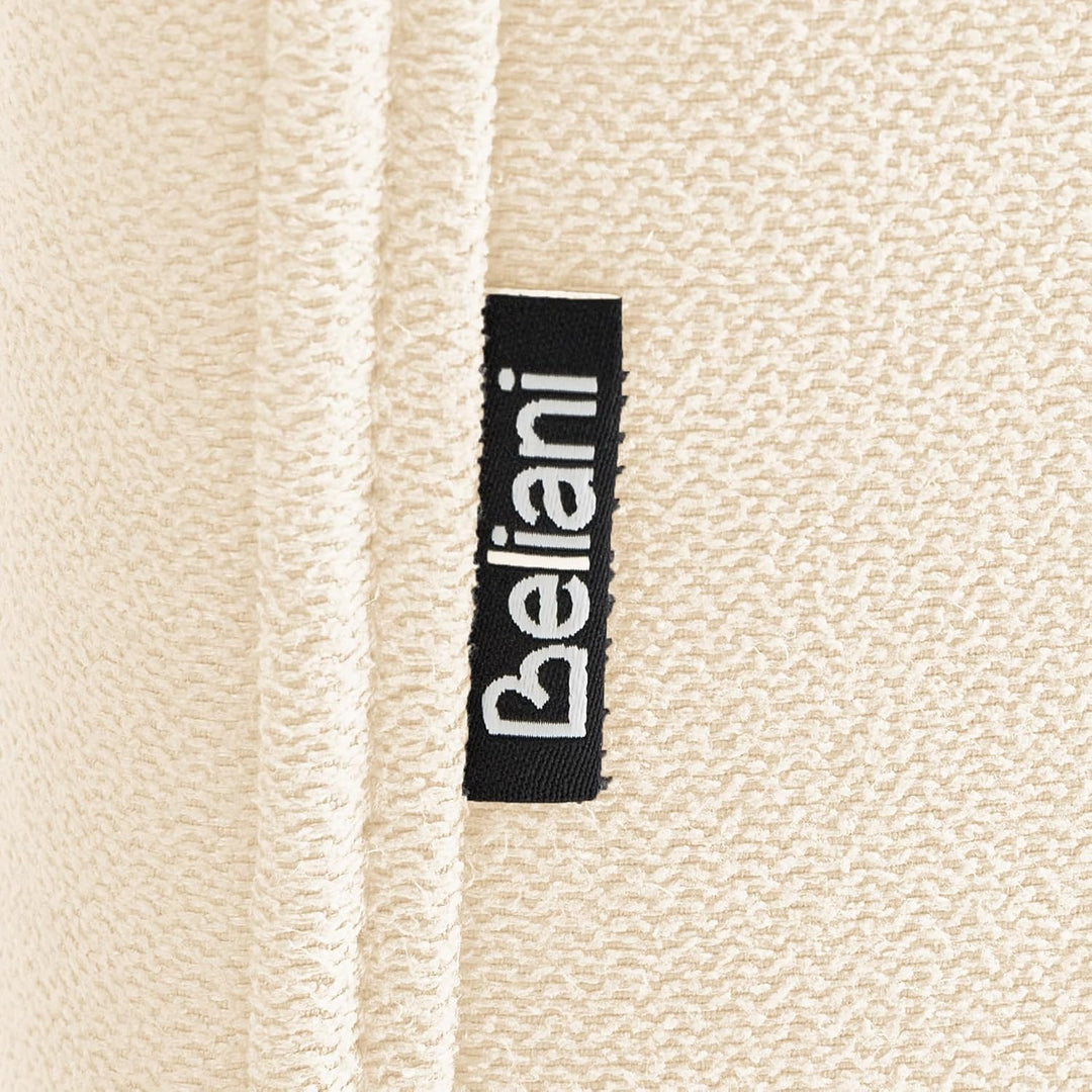 Polsterstuhl creme 2er Set Beine aus Kiefernholz Glamour Stil Velva
