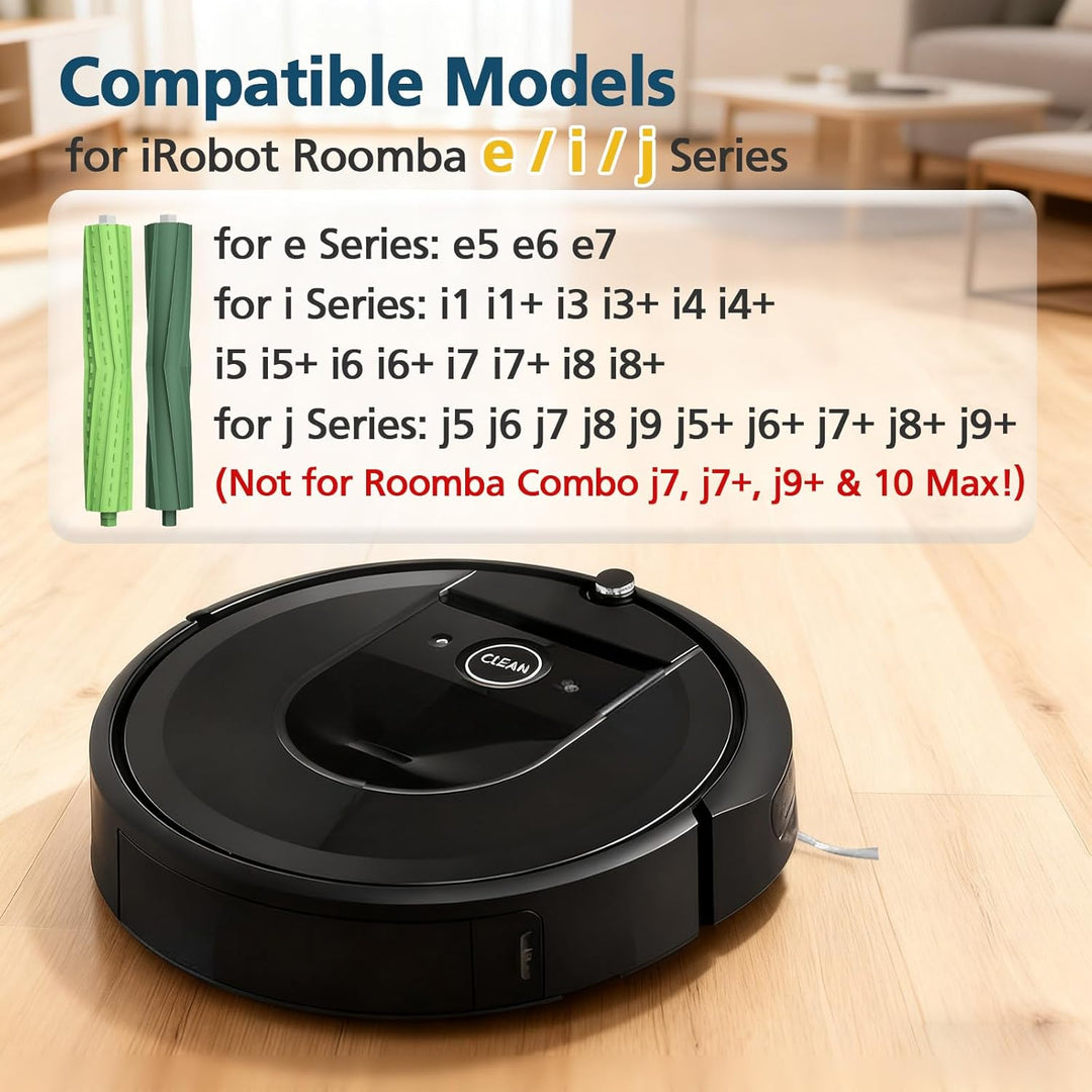 4 Set Rollen Bürste für iRobot Roomba E/I/J Series e5 e6 e7 i1 i1+ i2 i3 i3+ i4 i4+ i6 i6+i7 i7+ i8