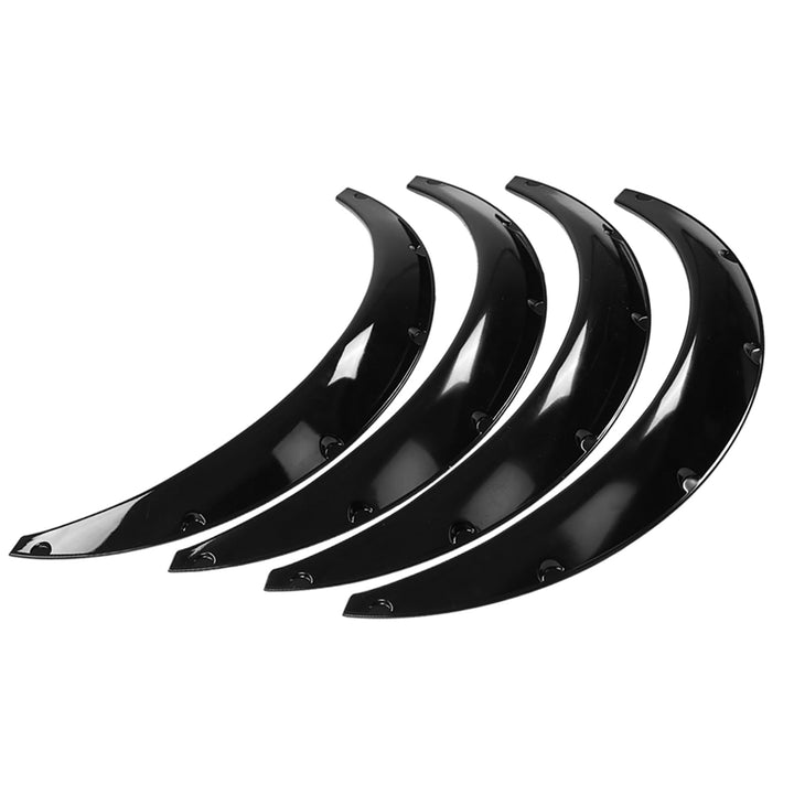 Kotfl¨¹gelverbreiterungen 4 St¨¹ck 90mm Universal Auto SUV Vorne und Hinten Kotfl¨¹gel Flexible Fend