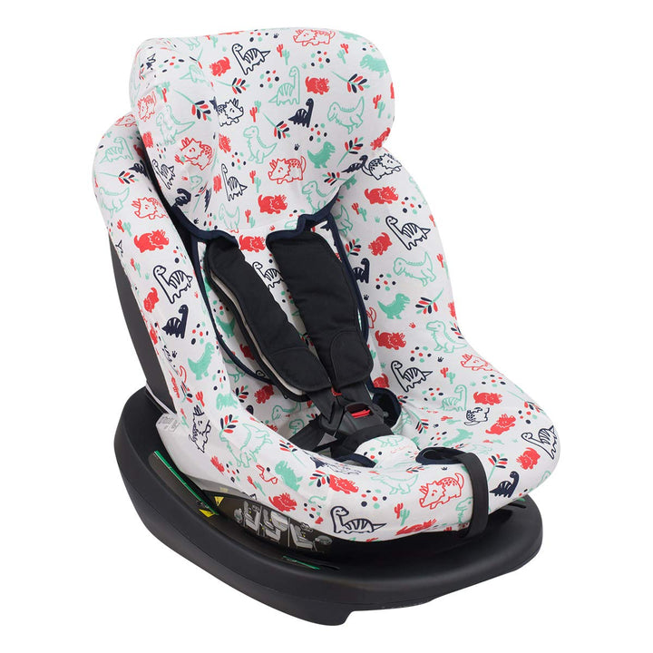 JYOKO Kids Bezug kompatibel mit Besafe iZi Modular X1 i-Size (Dino Party), Dino Party
