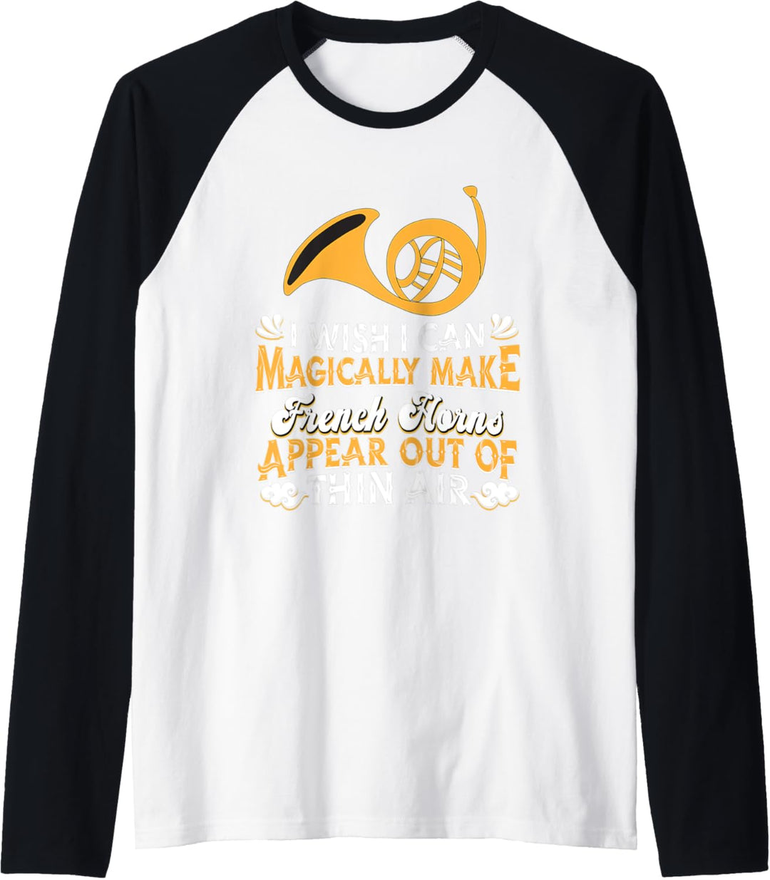 French Horn Orchester Blasinstrument - Musiker Hornist Raglan