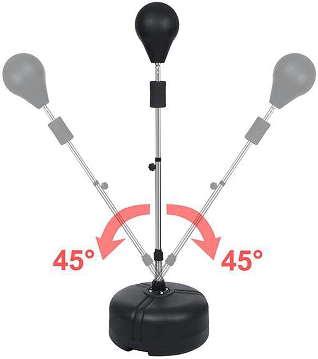 Punchingball Einstellbares Boxen-Reaktionsziel Standboxsack Mit Basis Boxkrallen Boxsack FüR Erwachs