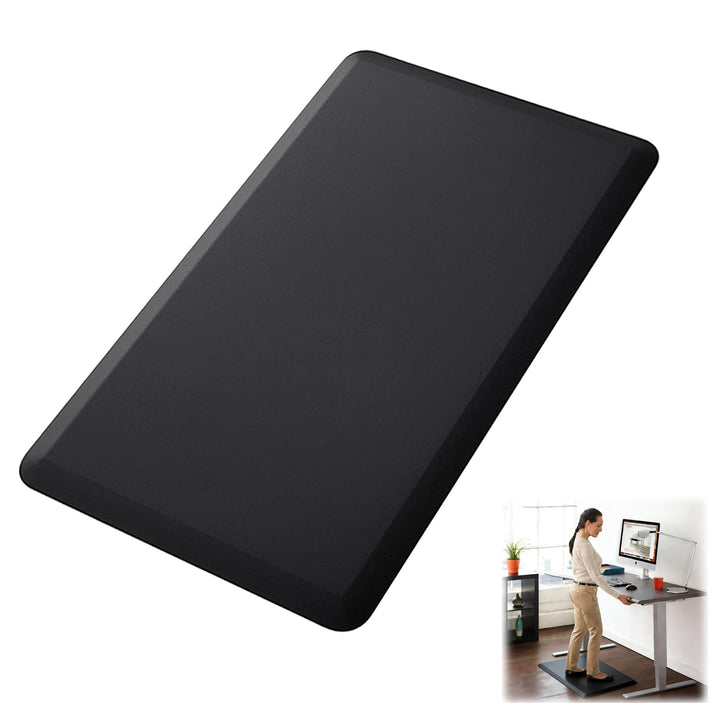 Anti-Ermüdungsmatte 71x44 cm, 1,2 cm Dicke Ergonomische Arbeitsplatzmatte, Anti Fatigue rutschfest S