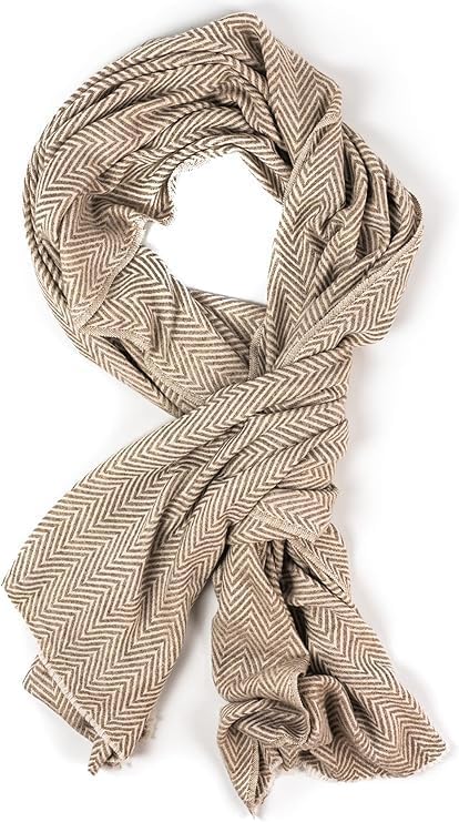yanopurna Unisex-Kaschmirschal – Handgewebte Stola Aus 100% Kaschmirwolle – Warmer Wickelschal, Hals