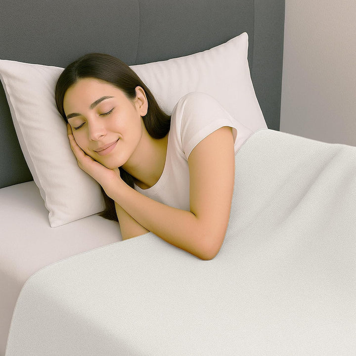 Byour3 - Bettüberwurf Bio-Baumwolle Gemischte Doppelbett Einzelbett Queen Size Bettdecke Sommer Früh