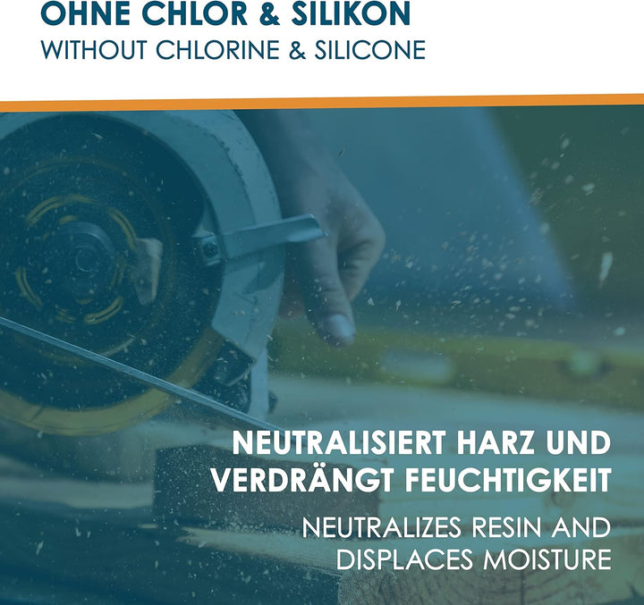 INOX® 4 x 5L Holzgleitmittel silikonfrei - Holz Gleitmittel zur Holzbearbeitung auf Hobelmaschine, F