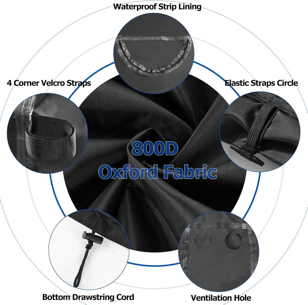 800D Oxford Wasserdichte Generator Abdeckung für den Aussenbereich, Outdoor Garden Patio Universell