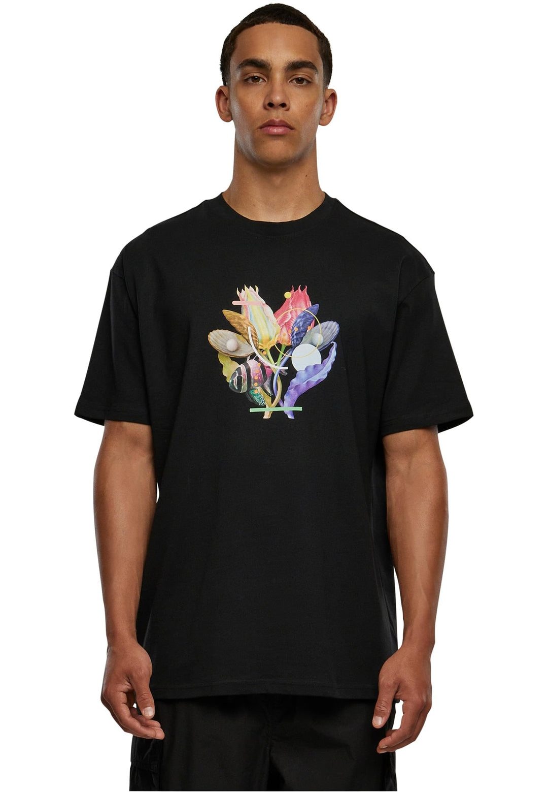 Mister Tee Herren Coral Oversize Tee, Männer T-Shirt, erhältlich in vielen verschiedenen Farben, Grö