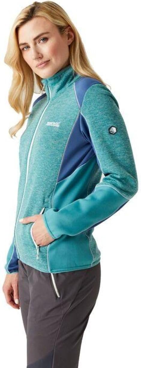 Regatta Lindalla V Strickfleecejacke für Damen 38 Grün, 38 Gr&#xFC;n