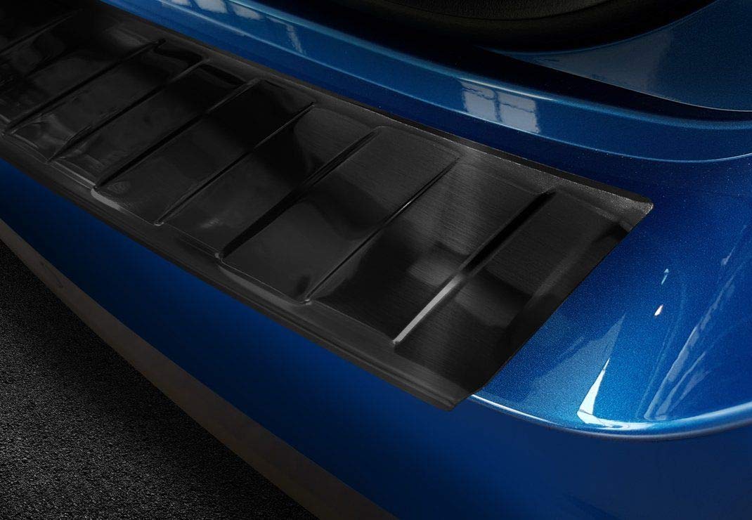 Ladekantenschutz aus Edelstahl in anthrazit mit 3D Abkantung passend für Skoda Kamiq ab 2019-2023 AZ