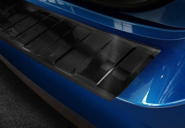 Ladekantenschutz aus Edelstahl in anthrazit mit 3D Abkantung passend für Skoda Kamiq ab 2019-2023 AZ