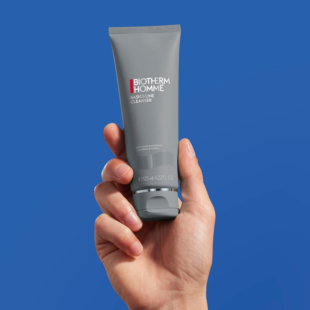 Biotherm Homme Basic Line Cleanser, erfrischendes Gesichtsgel für eine porentiefe Reinigung vor der