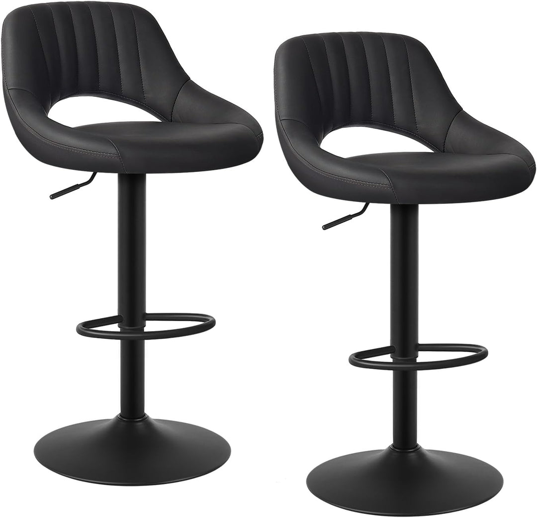 EUGAD 0666BY-2 2X Barhocker Designer Hocker Tresenhocker Bistrohocker 360° drehbar stufenlos höhenve