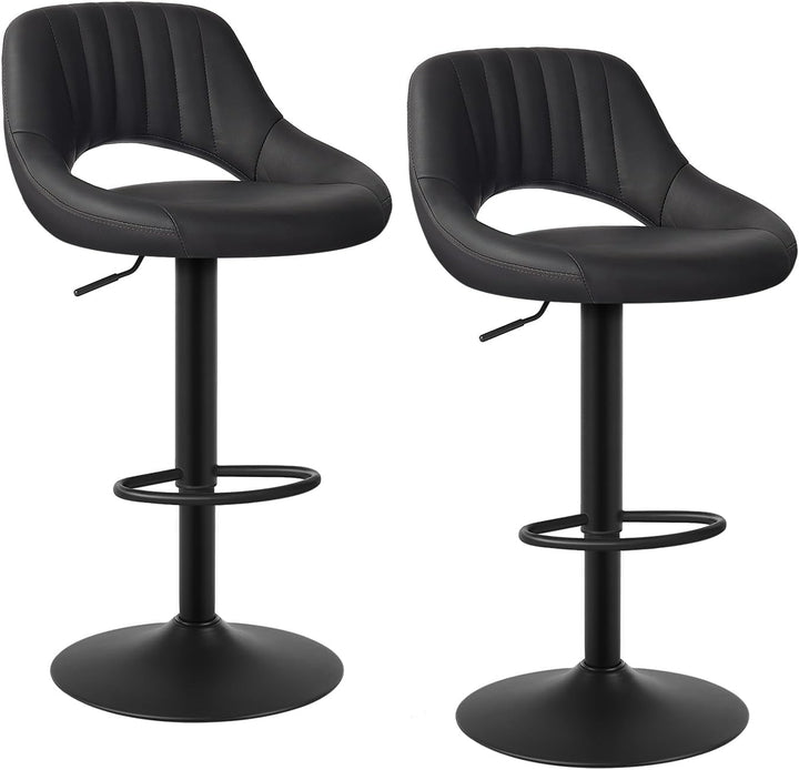 EUGAD 0666BY-2 2X Barhocker Designer Hocker Tresenhocker Bistrohocker 360° drehbar stufenlos höhenve