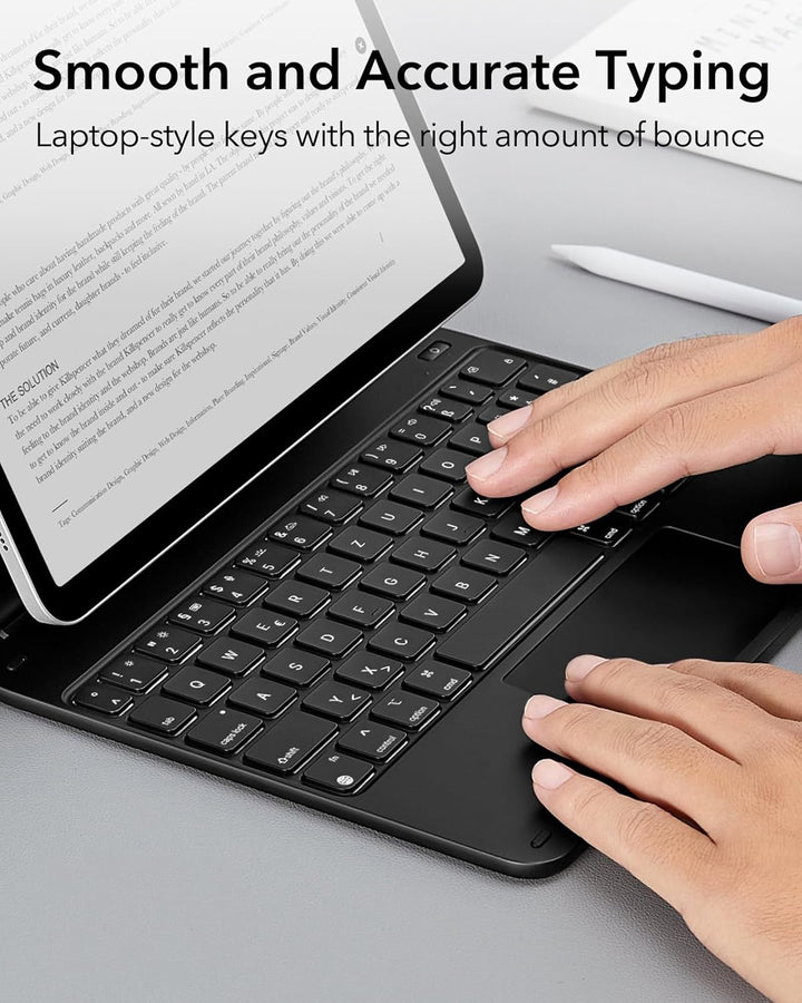 ESR Rebound Magnetische Keyboard Hülle, iPad Tastatur Hülle kompatibel mit iPad Pro 11/iPad Air 5/4,