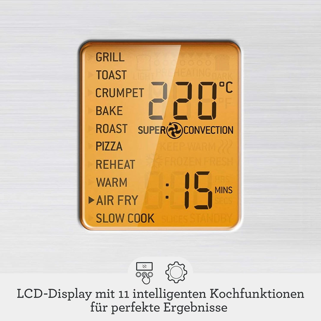 Sage - The Smart Oven Air Fryer - 22L Backofen mit Heissluftfritteuse - 10 Voreinstellungen, bis zu