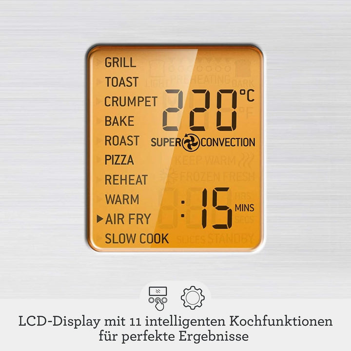 Sage - The Smart Oven Air Fryer - 22L Backofen mit Heissluftfritteuse - 10 Voreinstellungen, bis zu