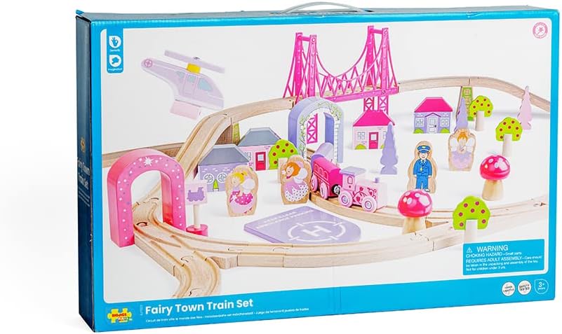 Bigjigs Rail Holzeisenbahn Set Märchenstadt 3+ Jahre