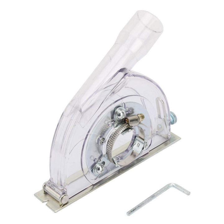Steinschnitt Staubschutz, Schleifabdeckung aus PC und Metall für 100/125 / 150mm Winkelschleifer und