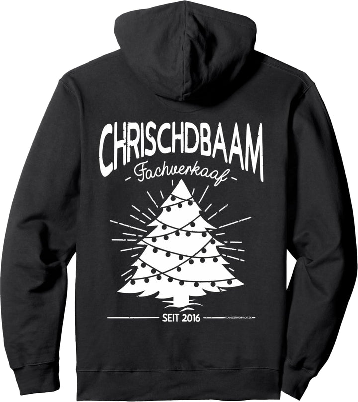 "Chrischdbaamfachverkaaf" - Saarland Weihnachten Tannenbaum Pullover Hoodie