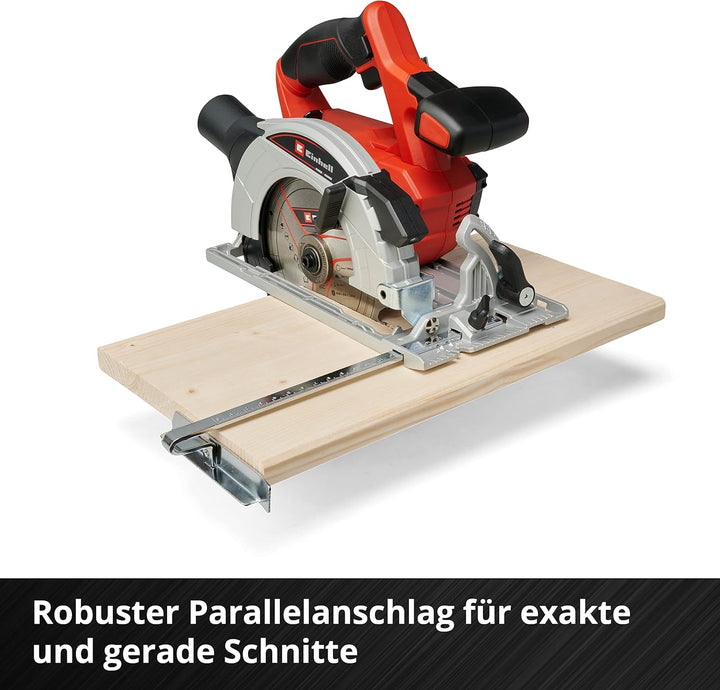 Einhell Akku-Handkreissäge TE-CS 18/165-1 Li-Solo Power X-Change (18 V, Li-Ion, Ø165 x Ø20 mm Sägebl