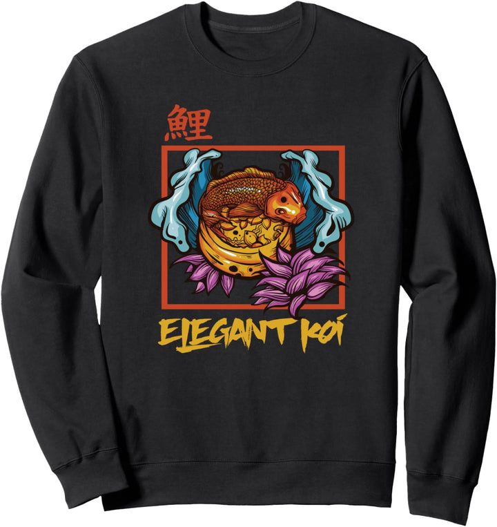Japanischer Koi Fisch Karpfen Nishikigoi Sweatshirt