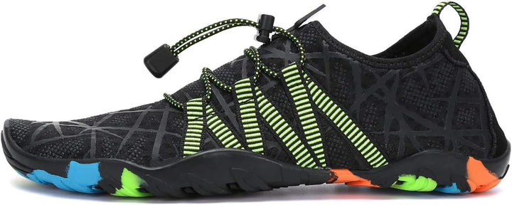 SAGUARO Herren Badeschuhe Damen rutschfeste Sohle Schnell Trocknend Schwimmschuhe 37 EU Graphit, 37