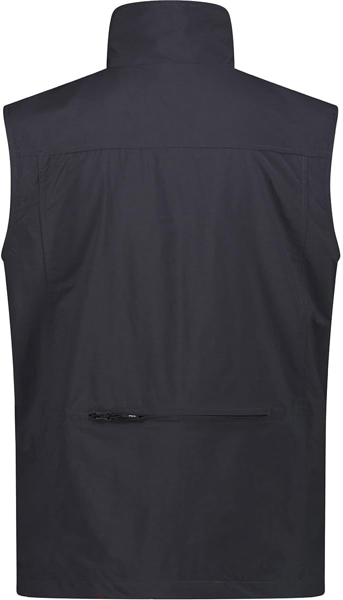 CMP Herren Gilet in Nylon Traspirante Con Spaziose Tasche Weste 54 Anthrazit, 54 Anthrazit