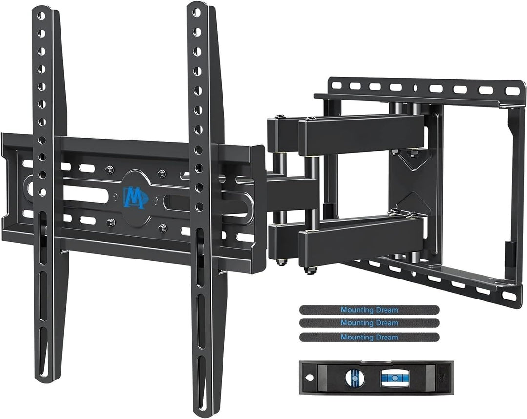 Mounting Dream TV Wandhalterung Schwenkbar Neigbar Fernseher Wandhalterung Doppel Arm Halterung für