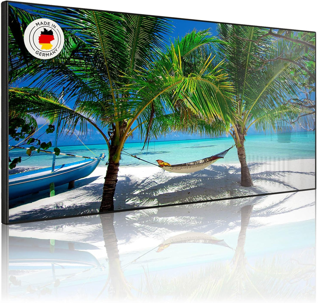 banjado Magnettafel schwarz 78 x 37cm / Magnetwand Metall/Magnetpinnwand als Memoboard/Pinnwand Magn