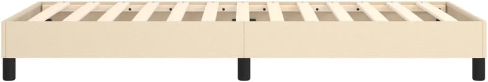 vidaXL Boxspringbett, Bettgestell mit Lattenrost, Bett Polsterbett mit Stützbeinen, Einzelbett Schla