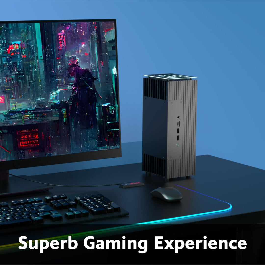 Akasa Turing Duo Pro, Designed for ASUS ExpertCenter PN53 & PN64, Aluminium Fanless NUC Case with Co